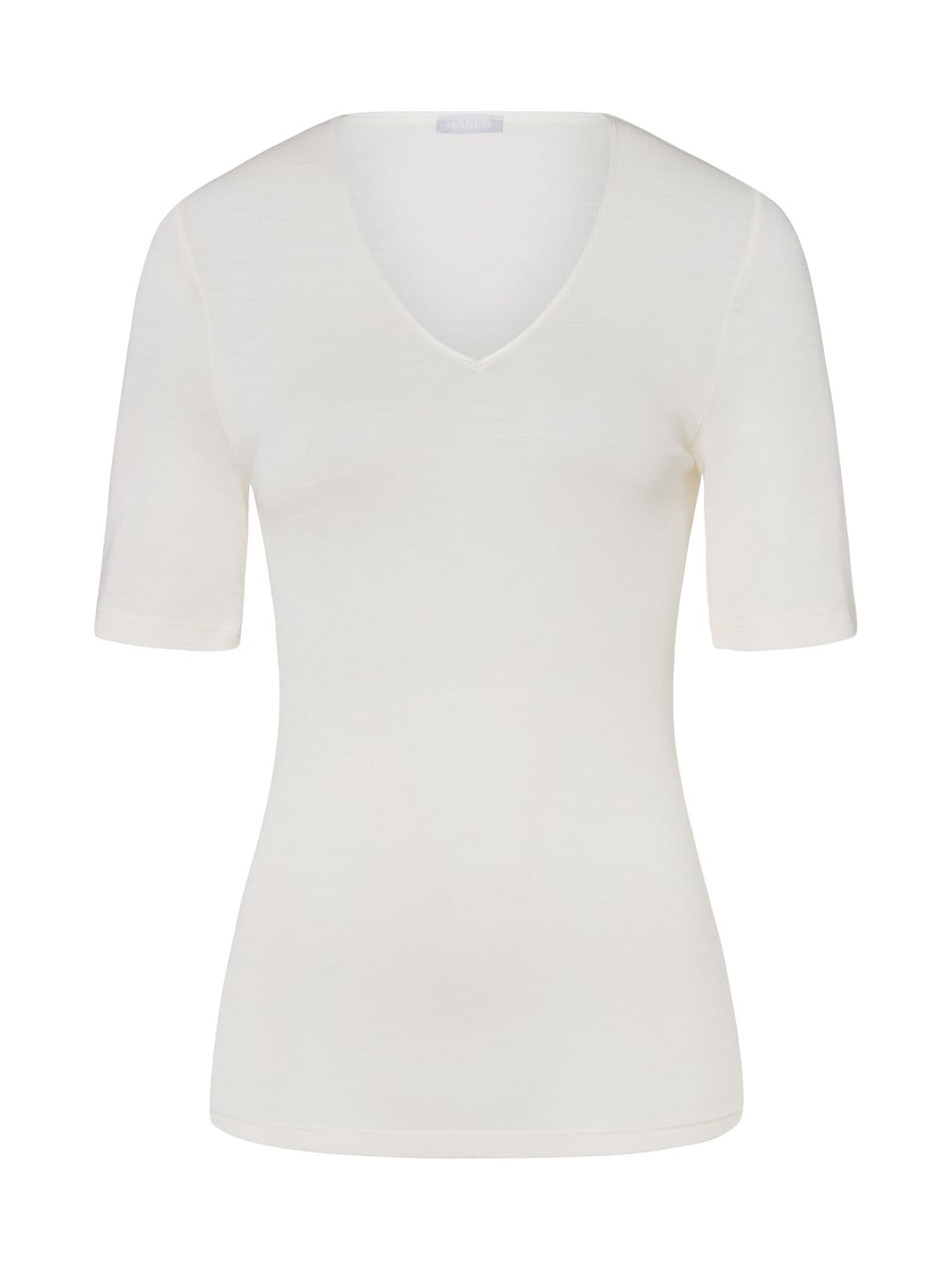 Hanro Shirt 1/2 Arm Oberteile in Cygne – Bild 1