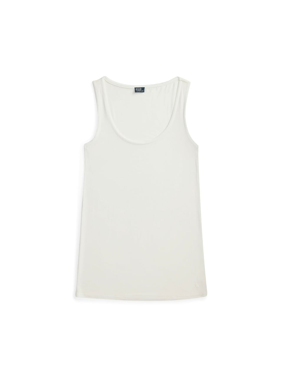 Ralph Lauren Tank Top BH in White Cloud – Bild 1