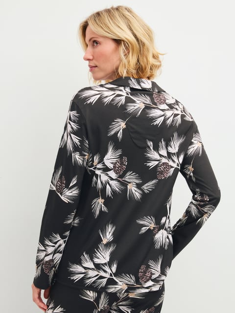 Calida DAMEN Shirt langarm Schlafanzug