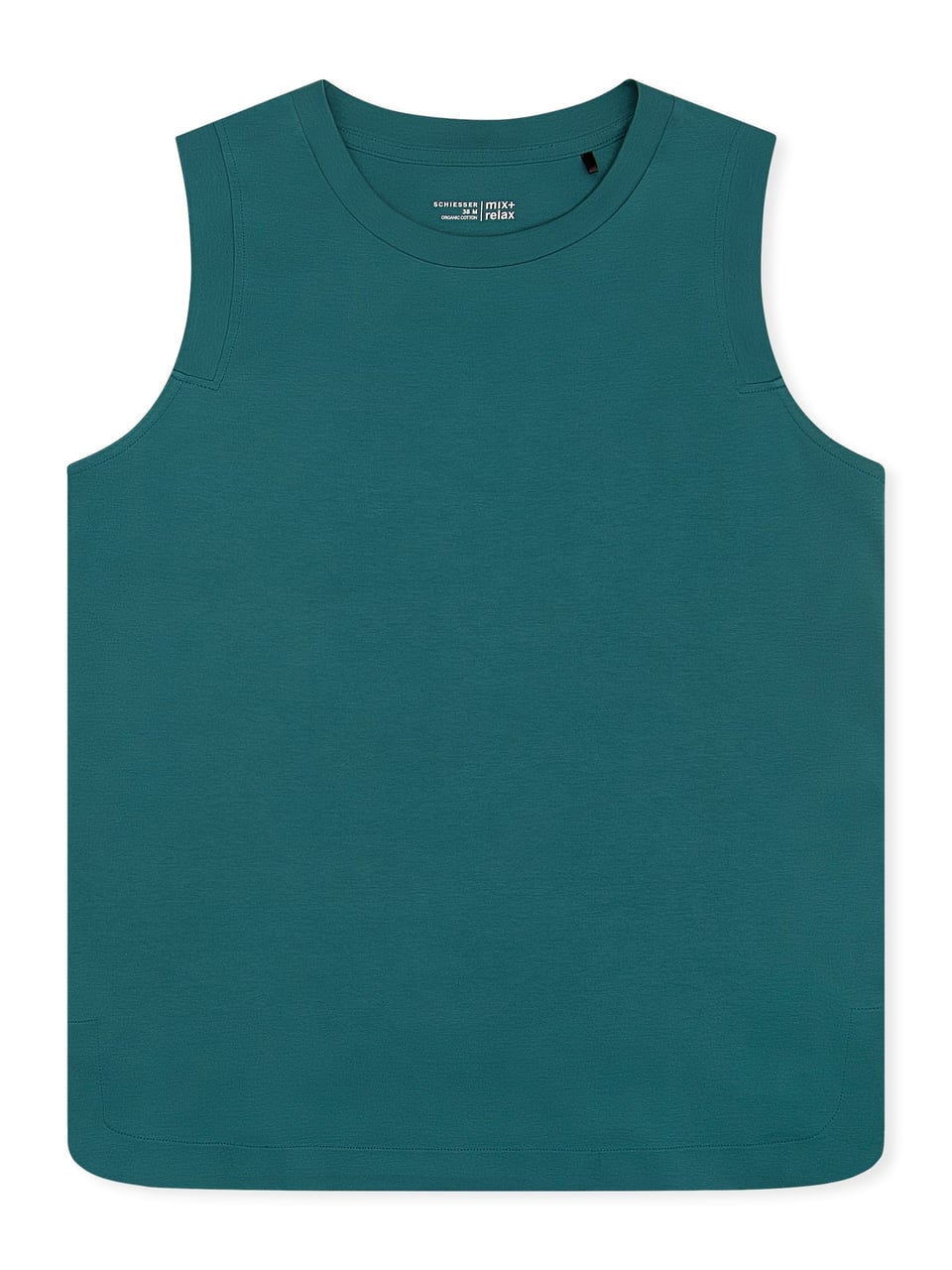 Schiesser Tanktop Schlafanzug in Grün – Bild 1