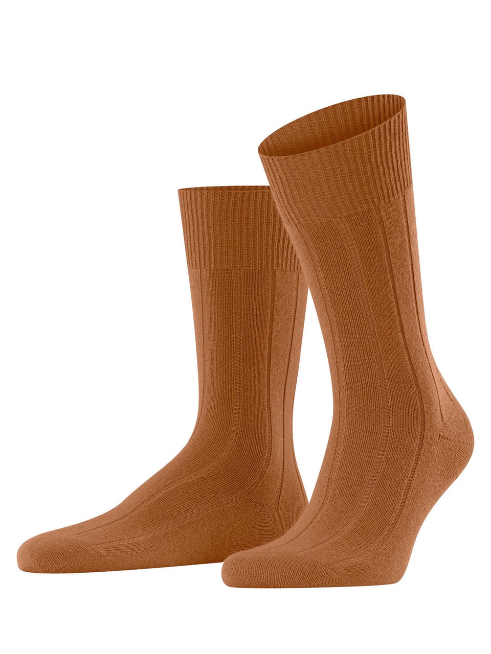 FALKE Lhasa Rib SO Herrensocken in Caramel – Bild 1