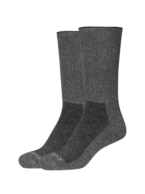 camano Unisex function diabetic Socks 2p BCI cotton anthracite