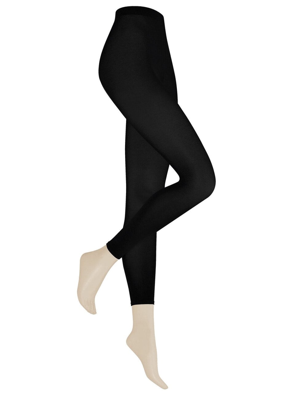 Kunert Fashion Soft Wool Cotton Strumpfhosen & Leggings in Black – Bild 1