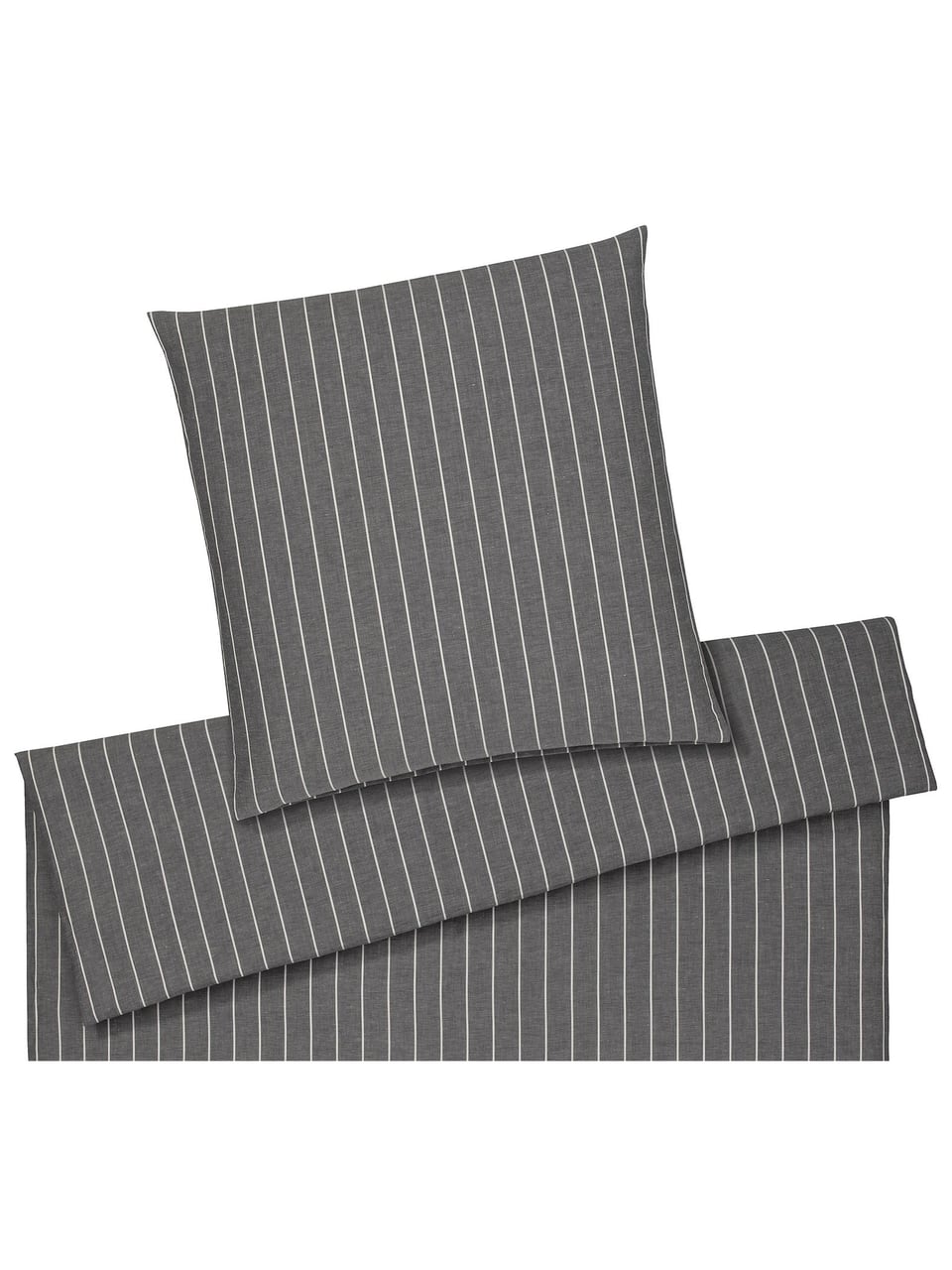 Elegante Humble 80/80 240/2 2 0 Bettwäsche Satin in Anthra – Bild 1