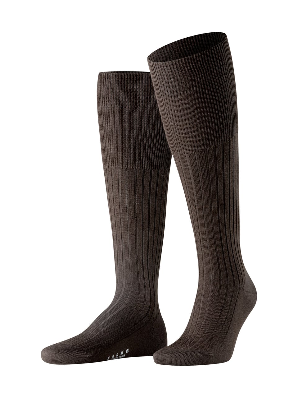 Falke Bristol Pure KH Herrensocken in Brown – Bild 1