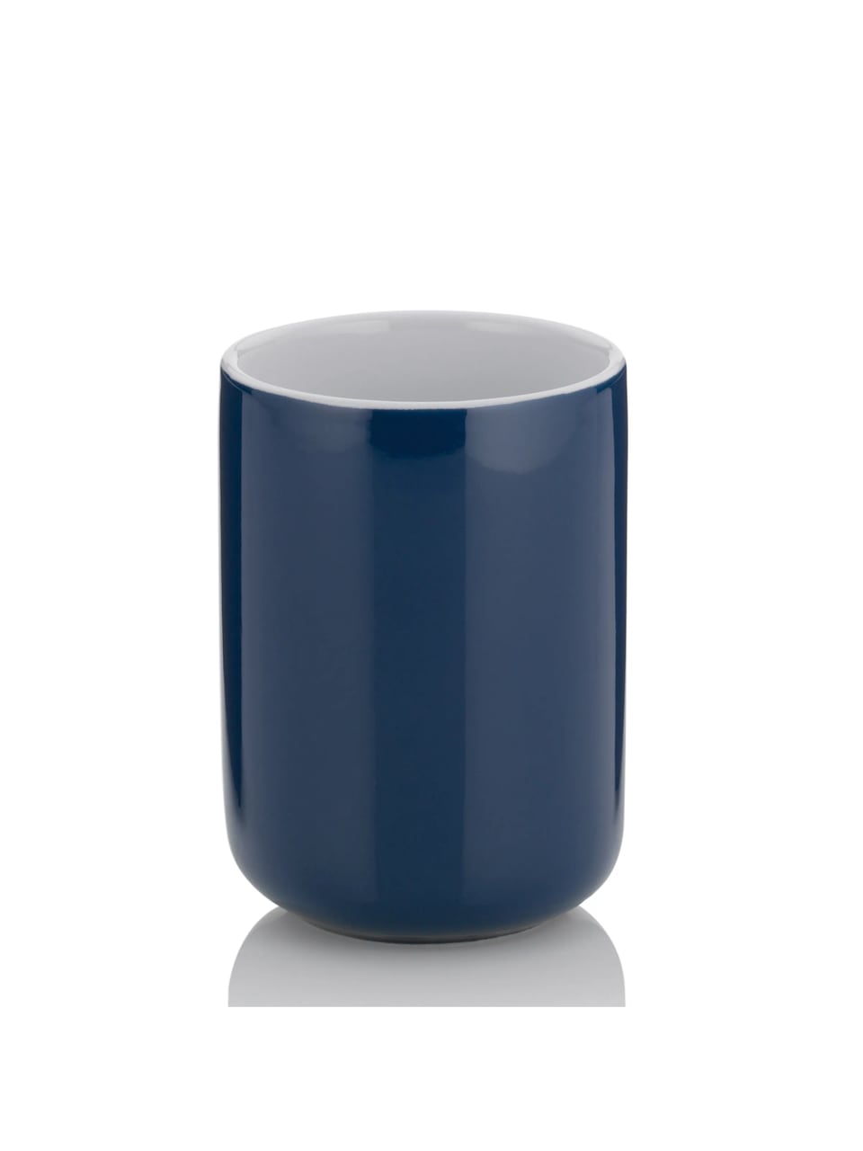 kela Becher ISABELLA indigoblau/weiß Bad-Accessoires – Bild 1