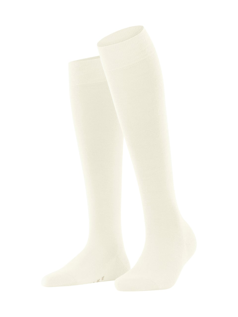 FALKE Softmerino KH Damensocken & Kniestrümpfe in Off-White – Bild 1