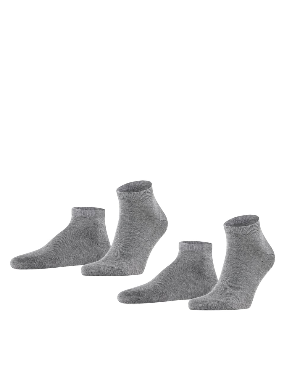 FALKE Happy 2P SN Herrensocken in Light Greymel – Bild 1