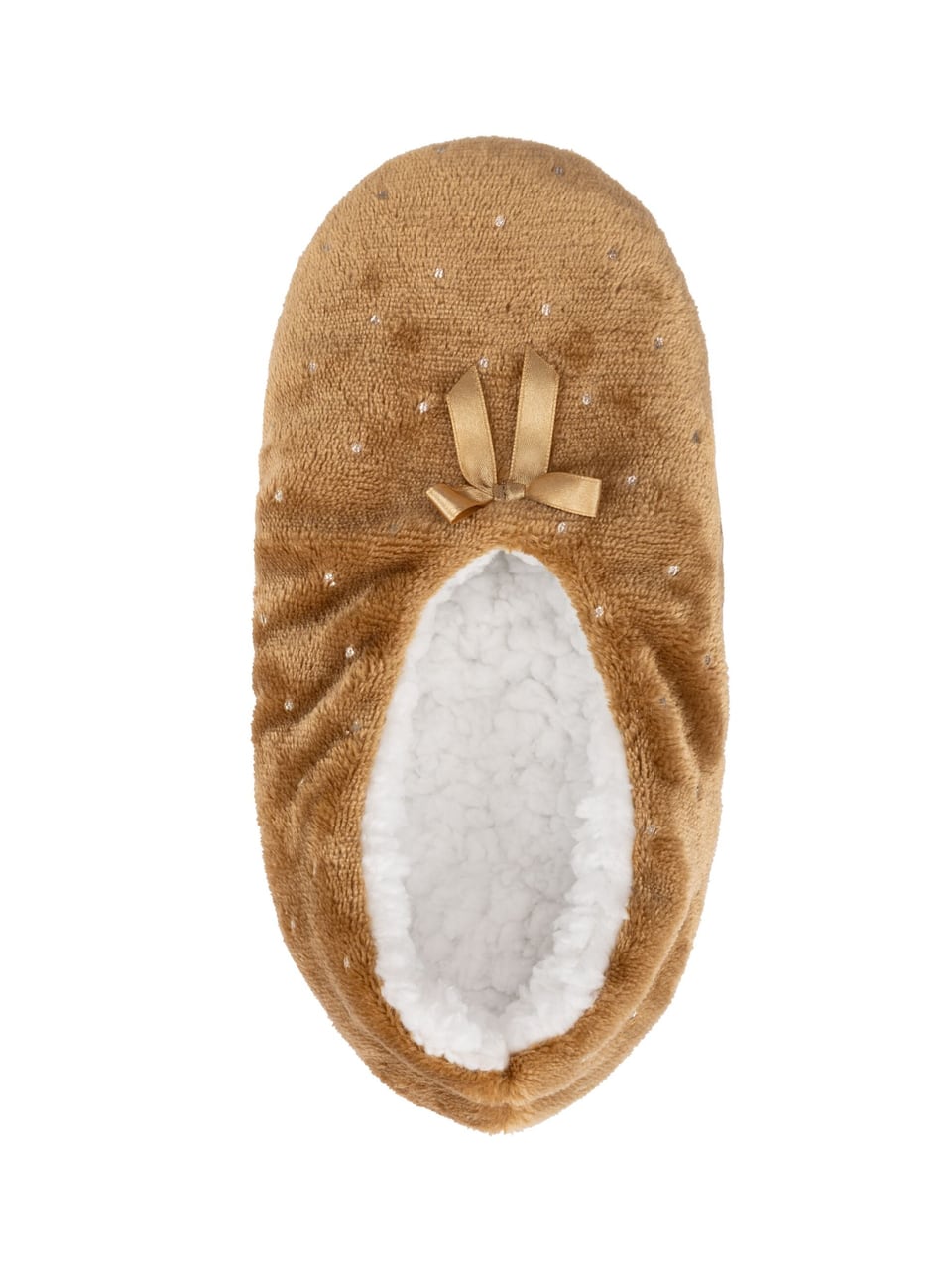 camano Women cozy glitter dots Slippers 1p in Travertine – Bild 1