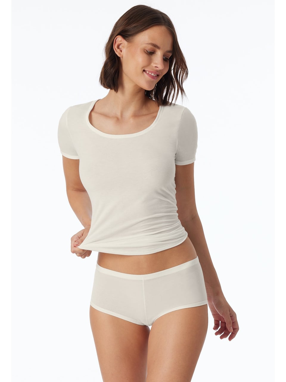 Schiesser Shorts Unterteile in Naturweiss – Bild 1