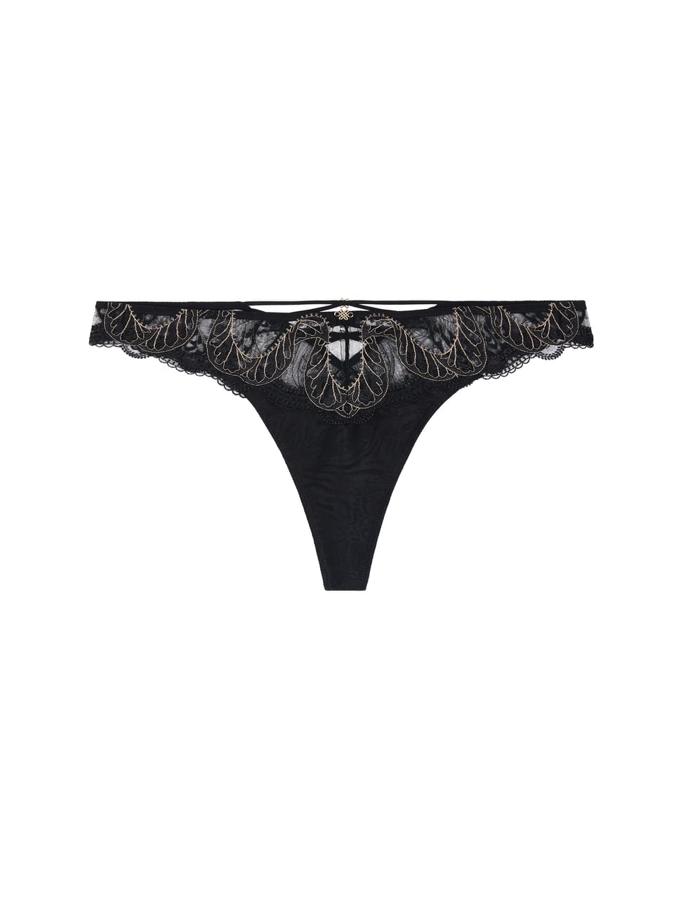 Aubade Splendor Of Senses String Slip in Hypnotic Black – Bild 1