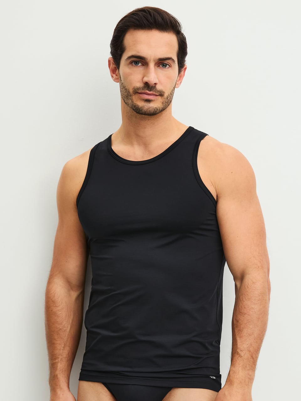 Calida HERREN Athletic-Shirt Unterhemd in Schwarz – Bild 1