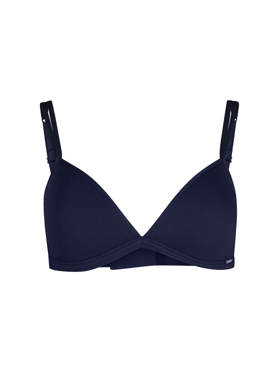 Skiny Bodywear Da. Triangel gepaddet BH in Evening Blue – Bild 1