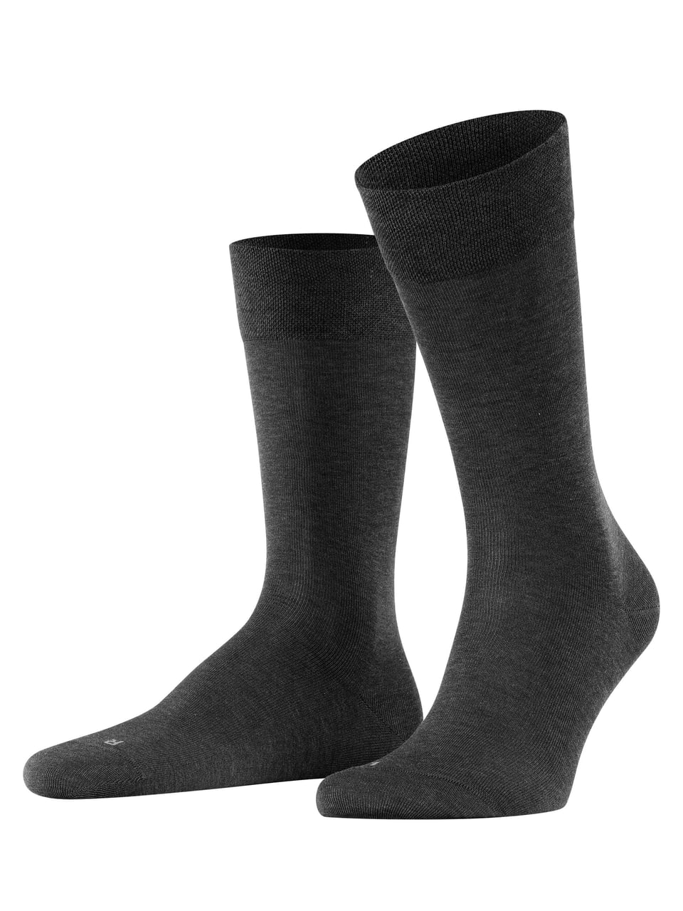 FALKE Sens. Malaga SO Herrensocken in Anthracite Mel – Bild 1