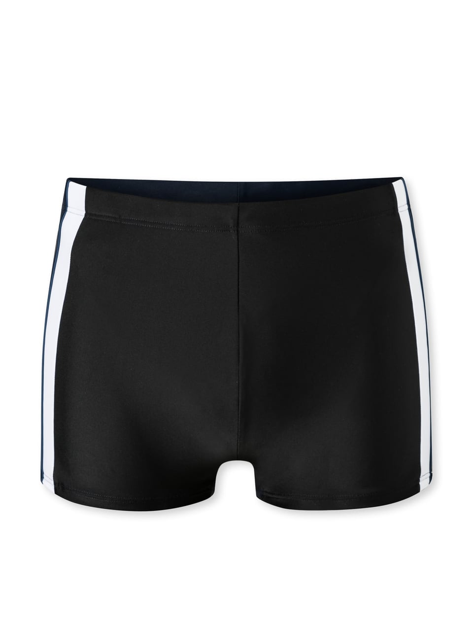 Schiesser Badehose mit Bein in Schwarz – Bild 1
