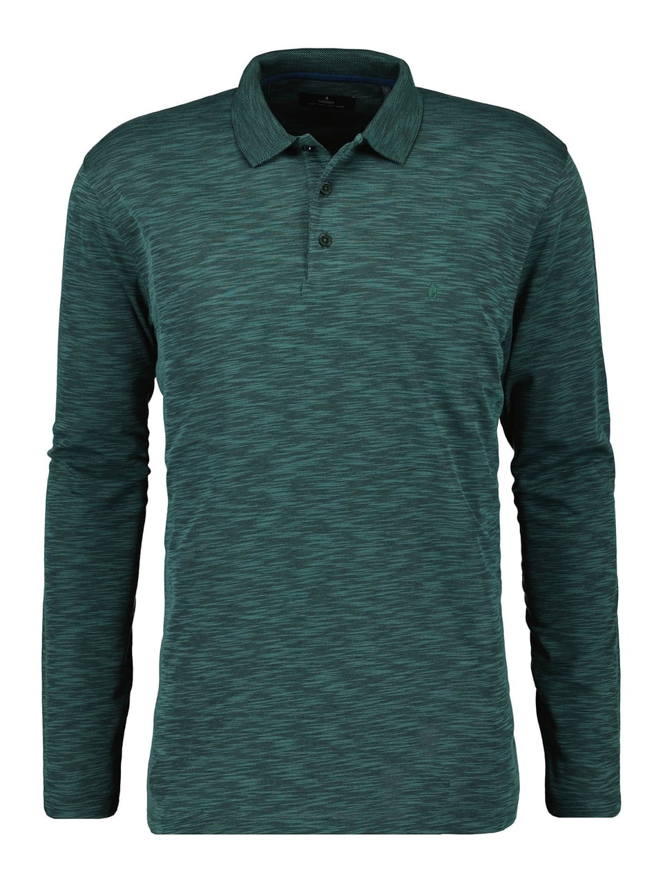 Ragman Polo button LS in Moosgrun