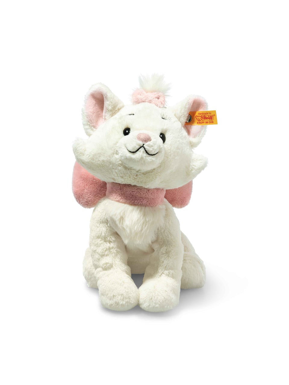 Steiff Katze Marie 24 weiss/rosa Disney Spielzeug in Weiß – Bild 1
