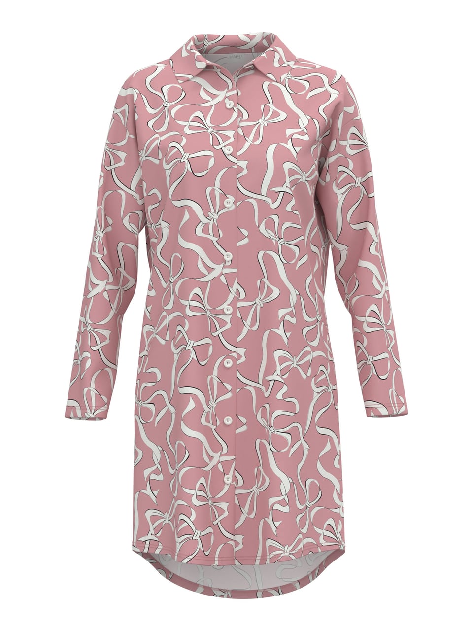 Mey Nachthemd langarm in Bridal Rose – Bild 1
