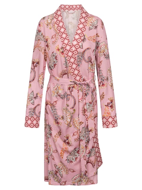 Rösch Robe, 1/1 sleeve, wrap-around, pock Bademantel