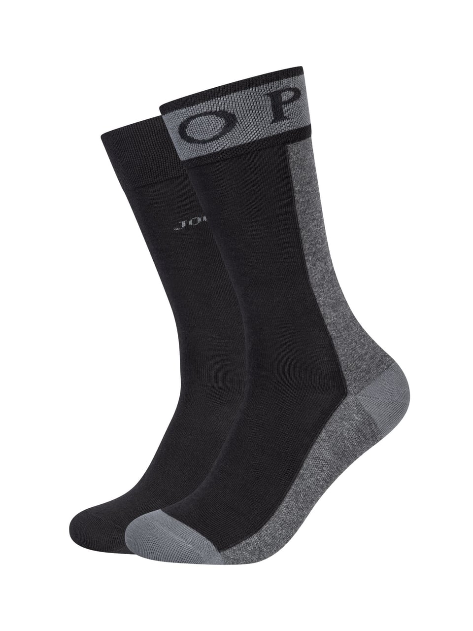 Joop! Men premium essentials cotton logo Herrensocken in Black – Bild 1