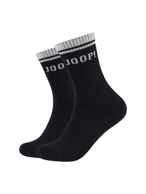 Joop! Unisex premium casual organic OCS tennis Socks 2p black