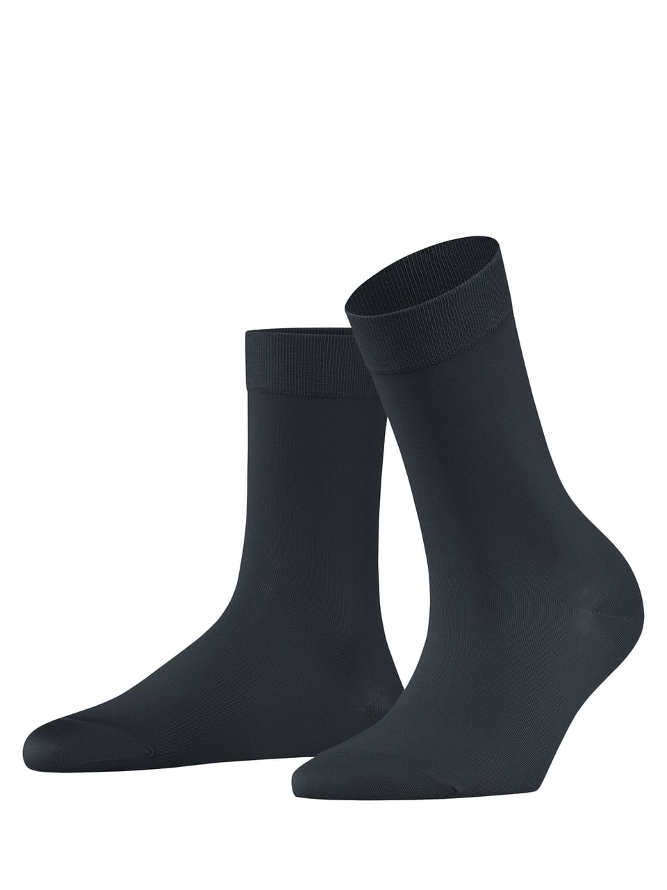 FALKE Cotton Touch SO Damensocken & Kniestrümpfe in Graphite – Bild 1