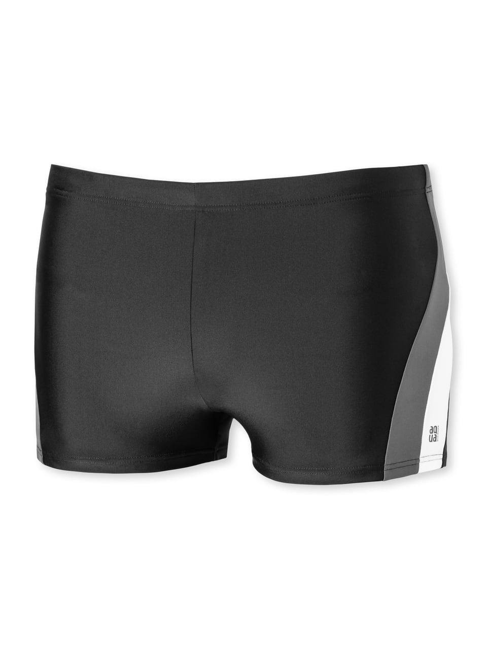 Schiesser Badehose mit Bein in Schwarz – Bild 1
