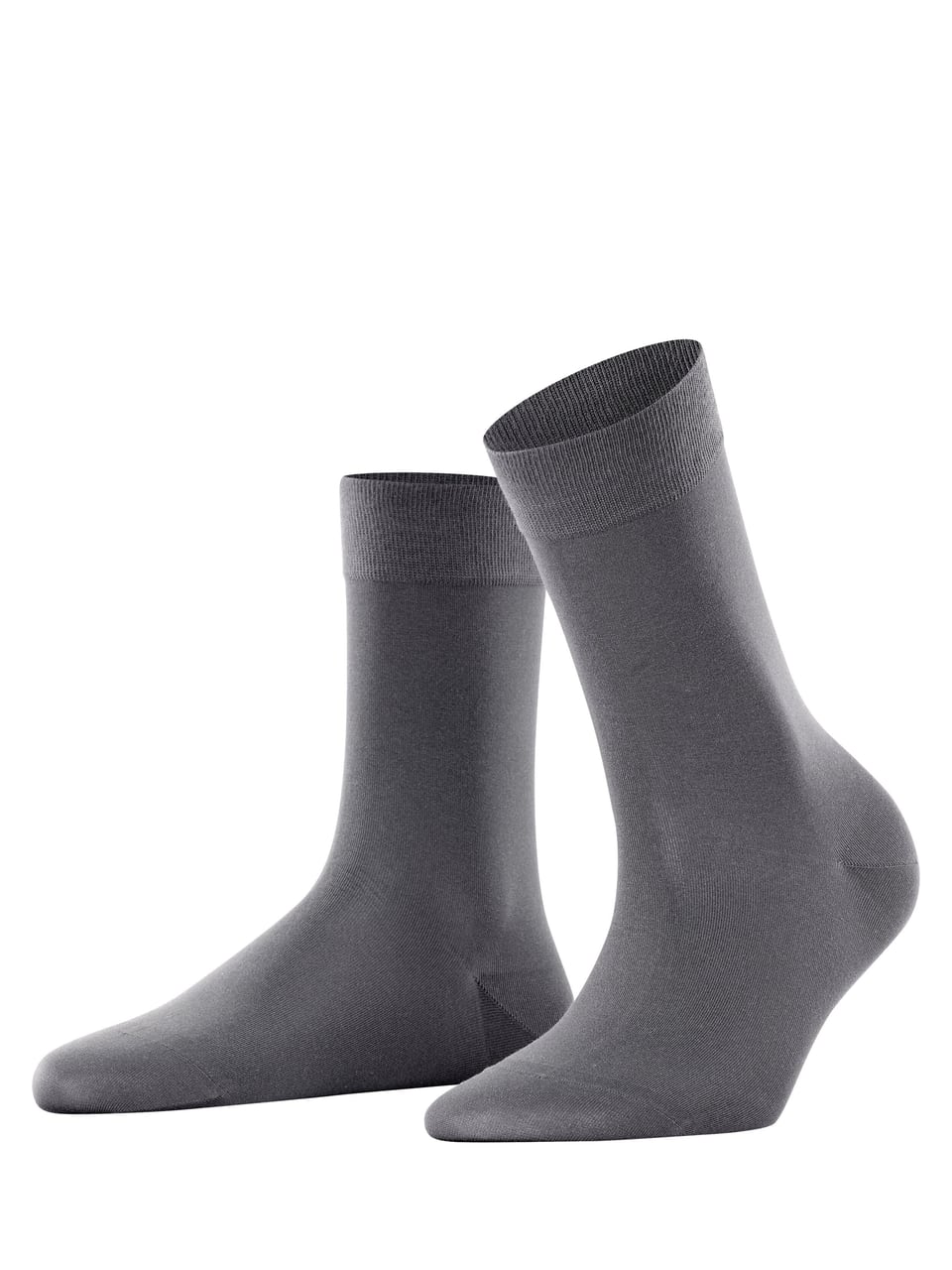 Falke Cotton Touch SOCotton Touch SO Damensocken & Kniestrümpfe in Platinum – Bild 1