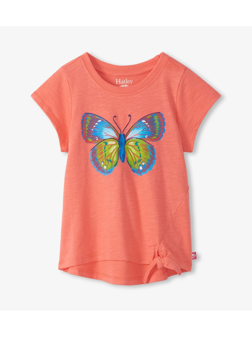 Hatley butterfly tie front tee Oberteile in Georgia Peach – Bild 1