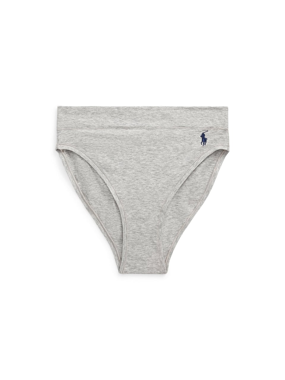Ralph Lauren High Leg Brief Unterteile in Heather Grey – Bild 1
