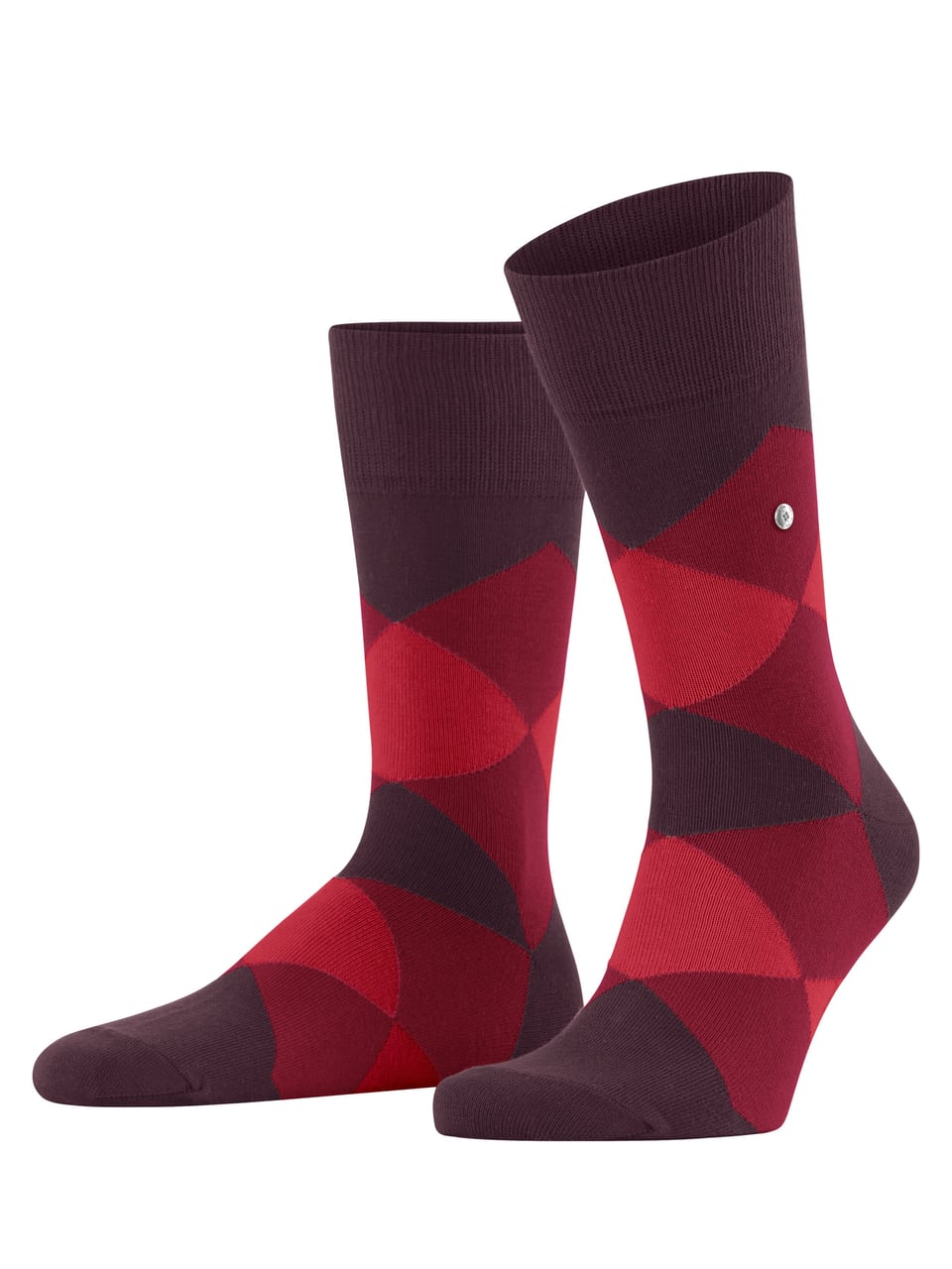 Burlington Clyde SO Herrensocken in Claret – Bild 1