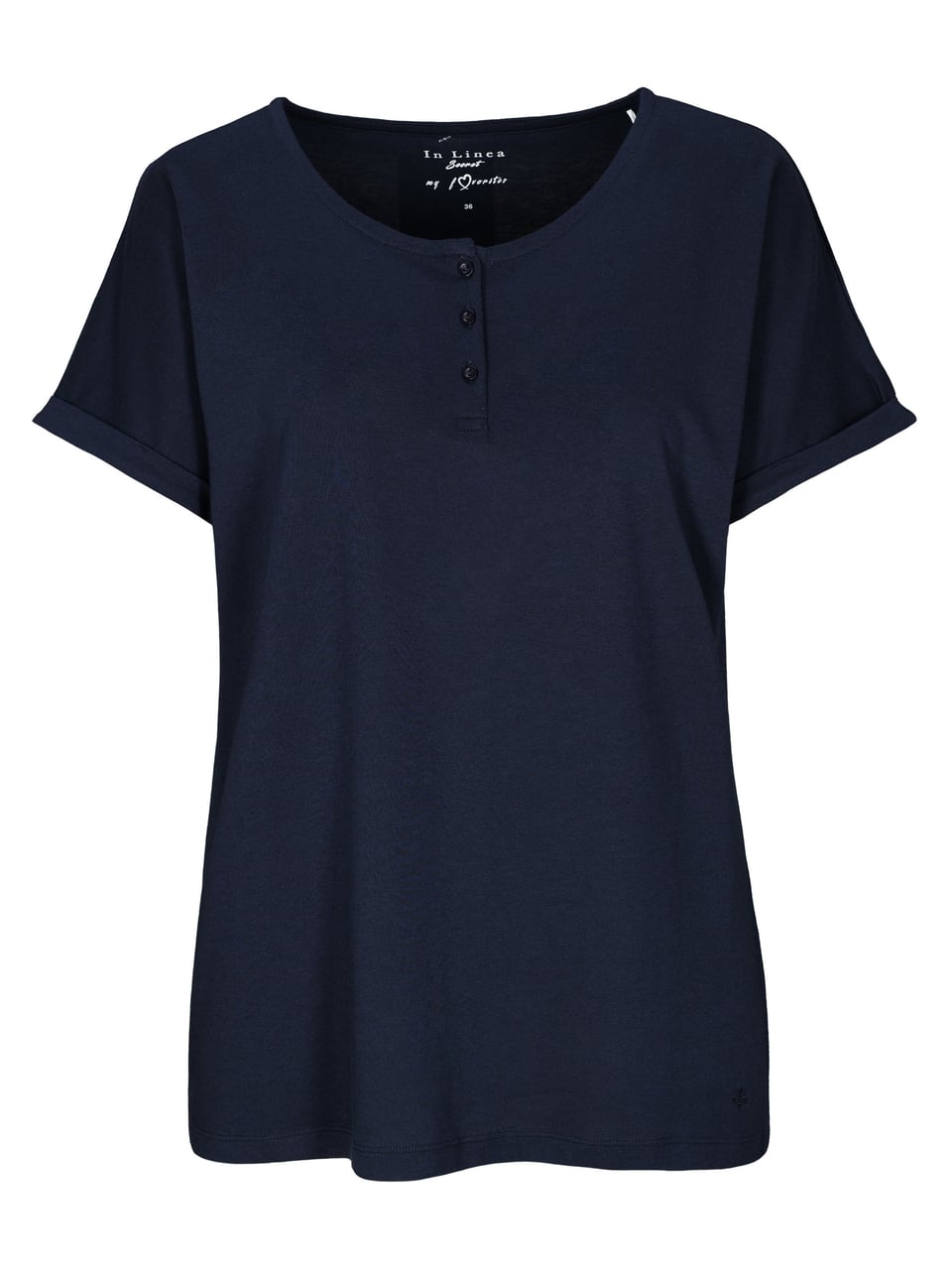 InLinea Da.-Shirt Overcut Schlafanzug in Night