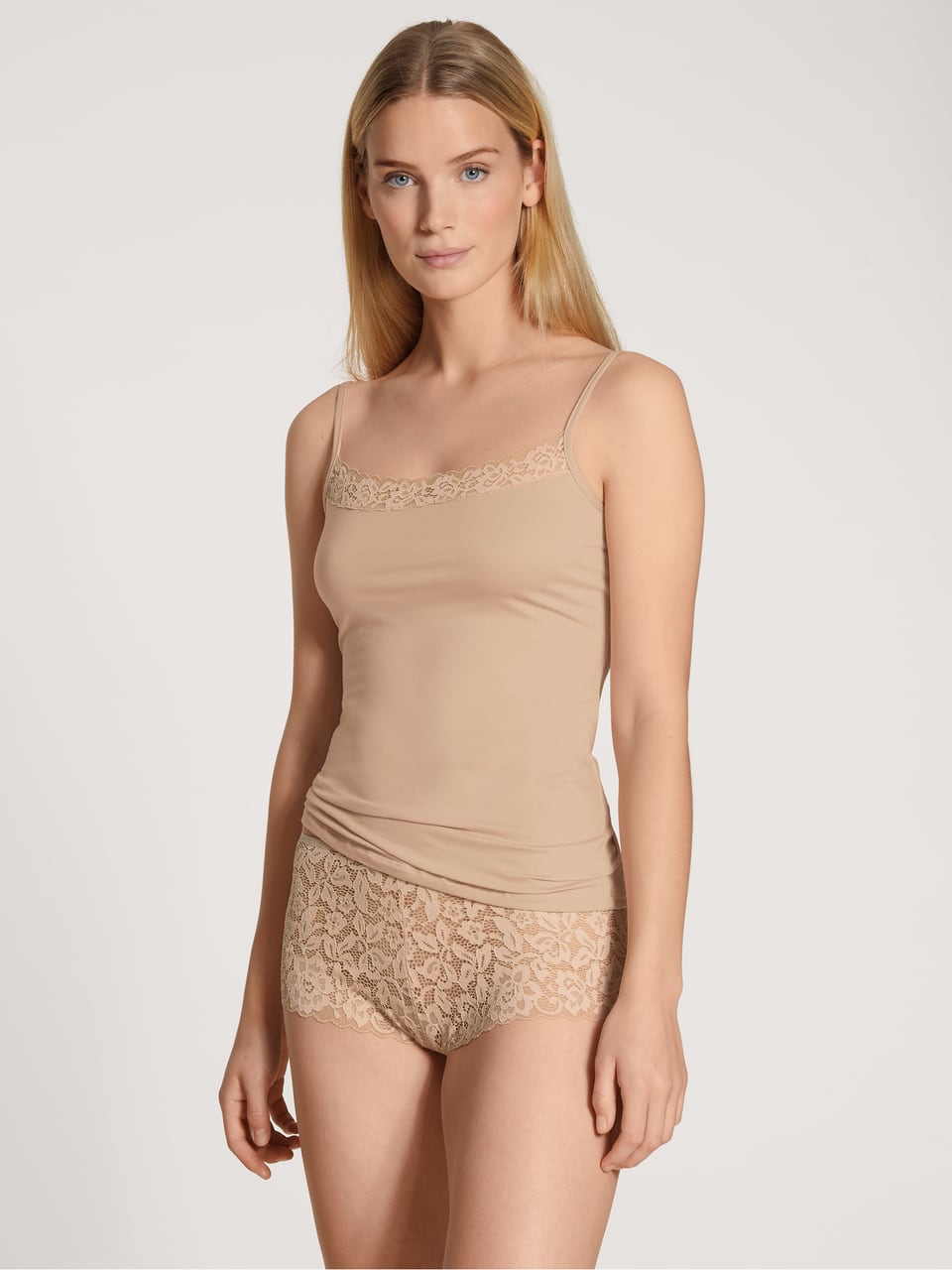 Calida DAMEN Spaghetti-Top Oberteile in Rose Teint – Bild 1