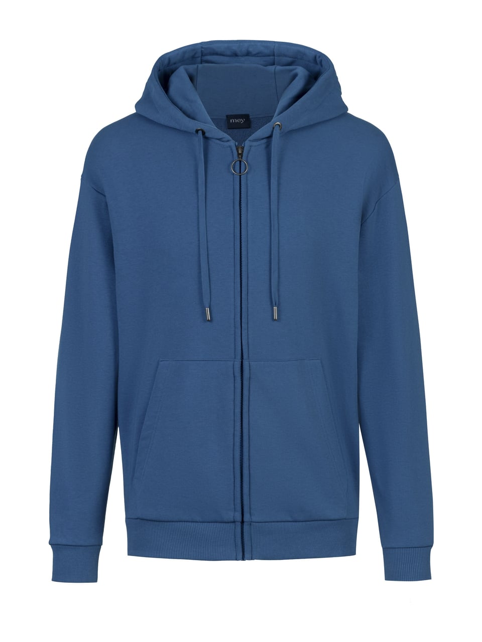 Mey Zip jacke Homewear in Hague Blue – Bild 1