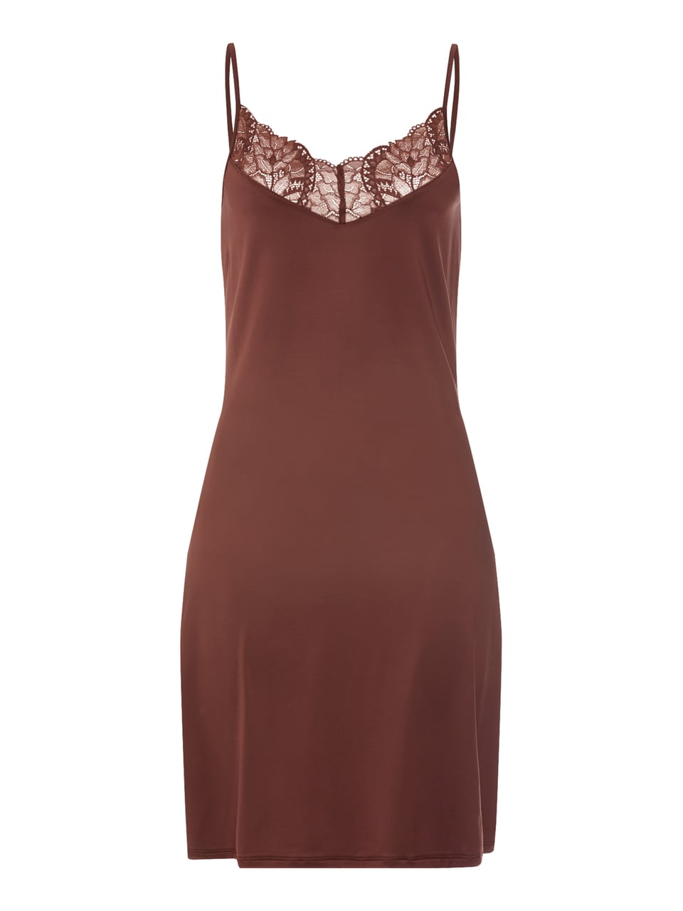 Hanro Negligee 90cm in Cinnamon