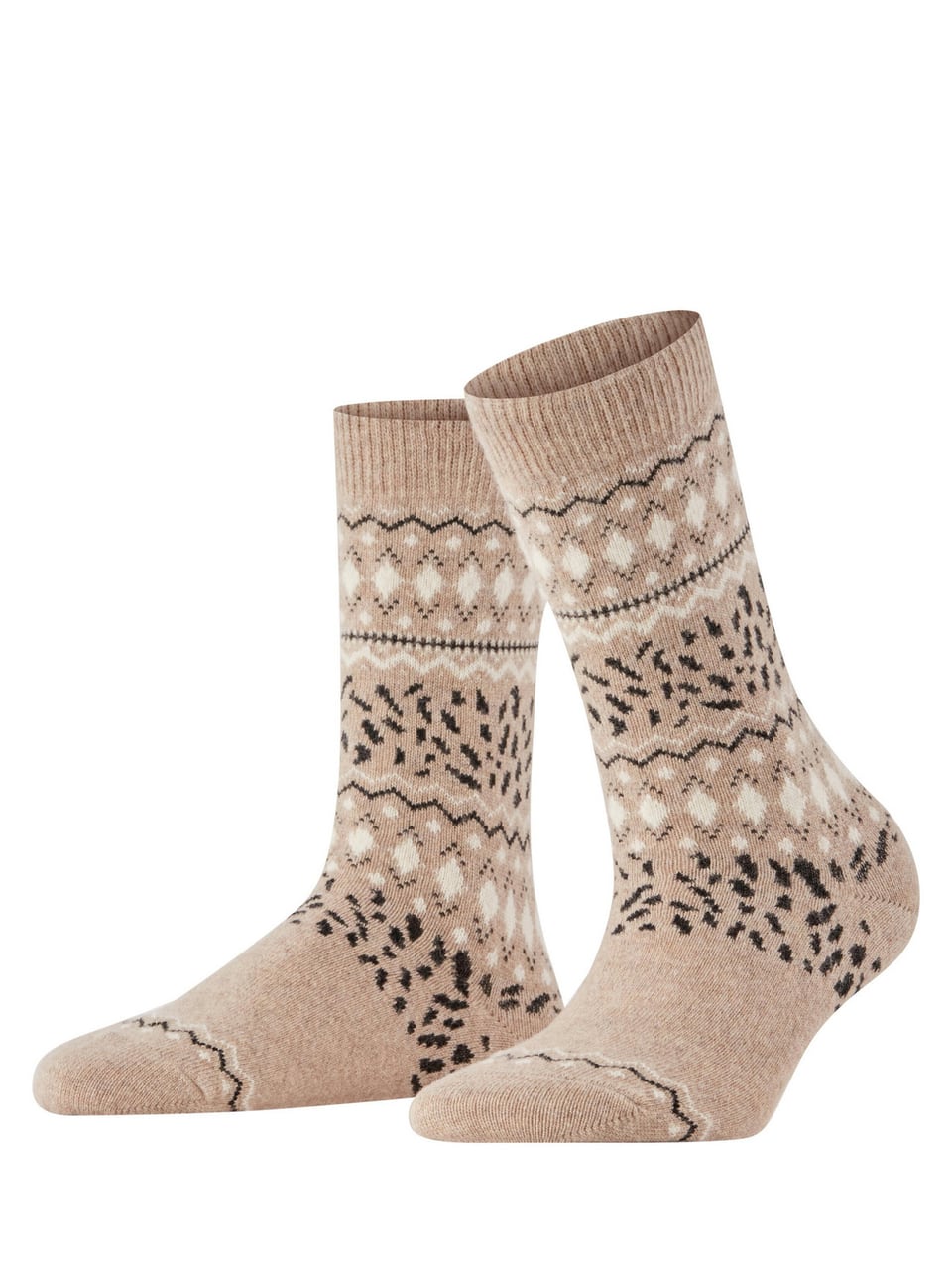 FALKE Cosy Wool SO Special Edition Damensocken & Kniestrümpfe in Beige Mel – Bild 1