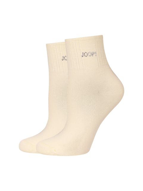 Joop! Women for your daily glam crystal short Socks 2p transparent yellow