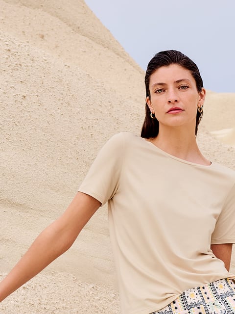Calida DAMEN Shirt kurzarm Schlafanzug
