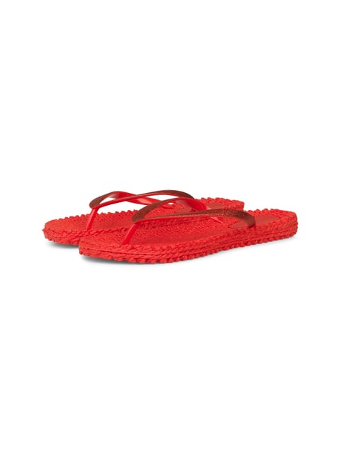 I.G. von der Linde Badepantolette DEEP RED Strandmode
