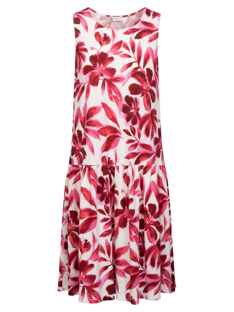Rösch Bd, sleeveless, round neck Strandmode in Pink Flowers – Bild 1