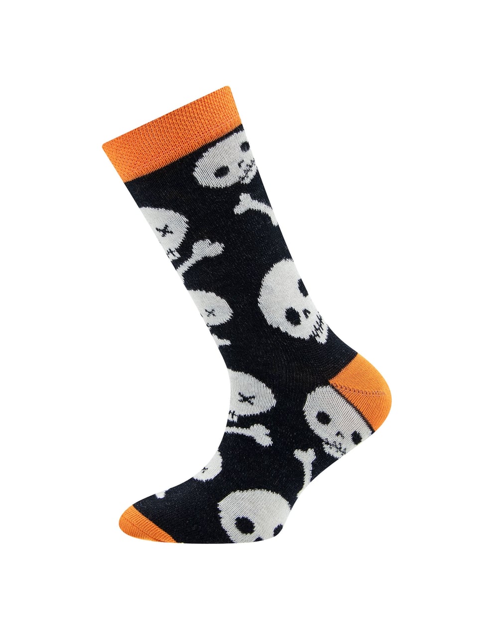 Ewers Strümpfe Socken Totenkopf Strümpfe in Schwarz