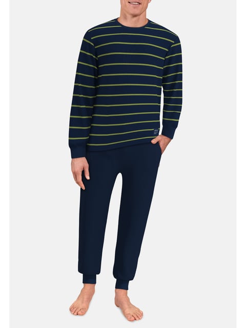 Ceceba Pyjama, Rundhals, Bündchen Schlafanzug