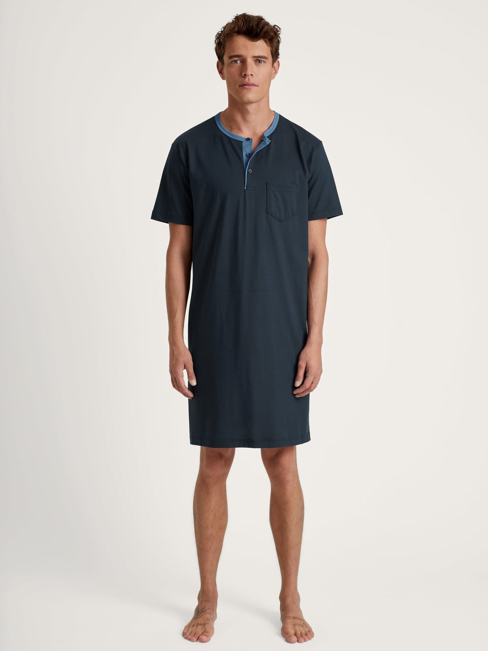 Calida HERREN Nachthemd in Dark Sapphire – Bild 1