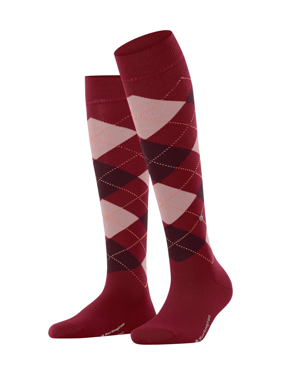 Burlington Marylebone KH Damensocken & Kniestrümpfe in Cranberry – Bild 1