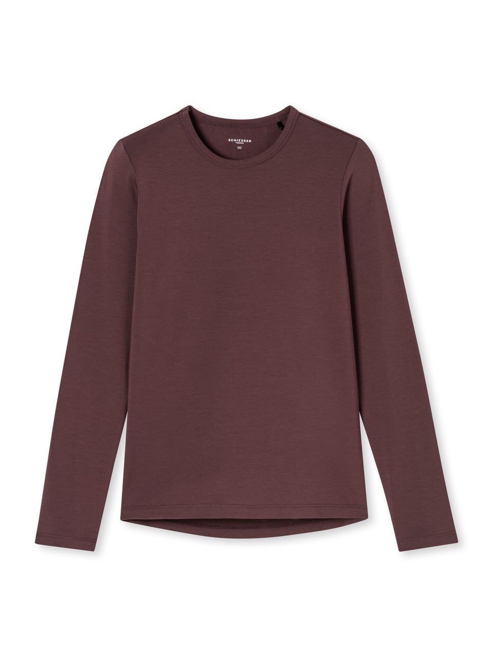 Schiesser Langarmshirt Winterunterwäsche in Kakaobraun – Bild 1