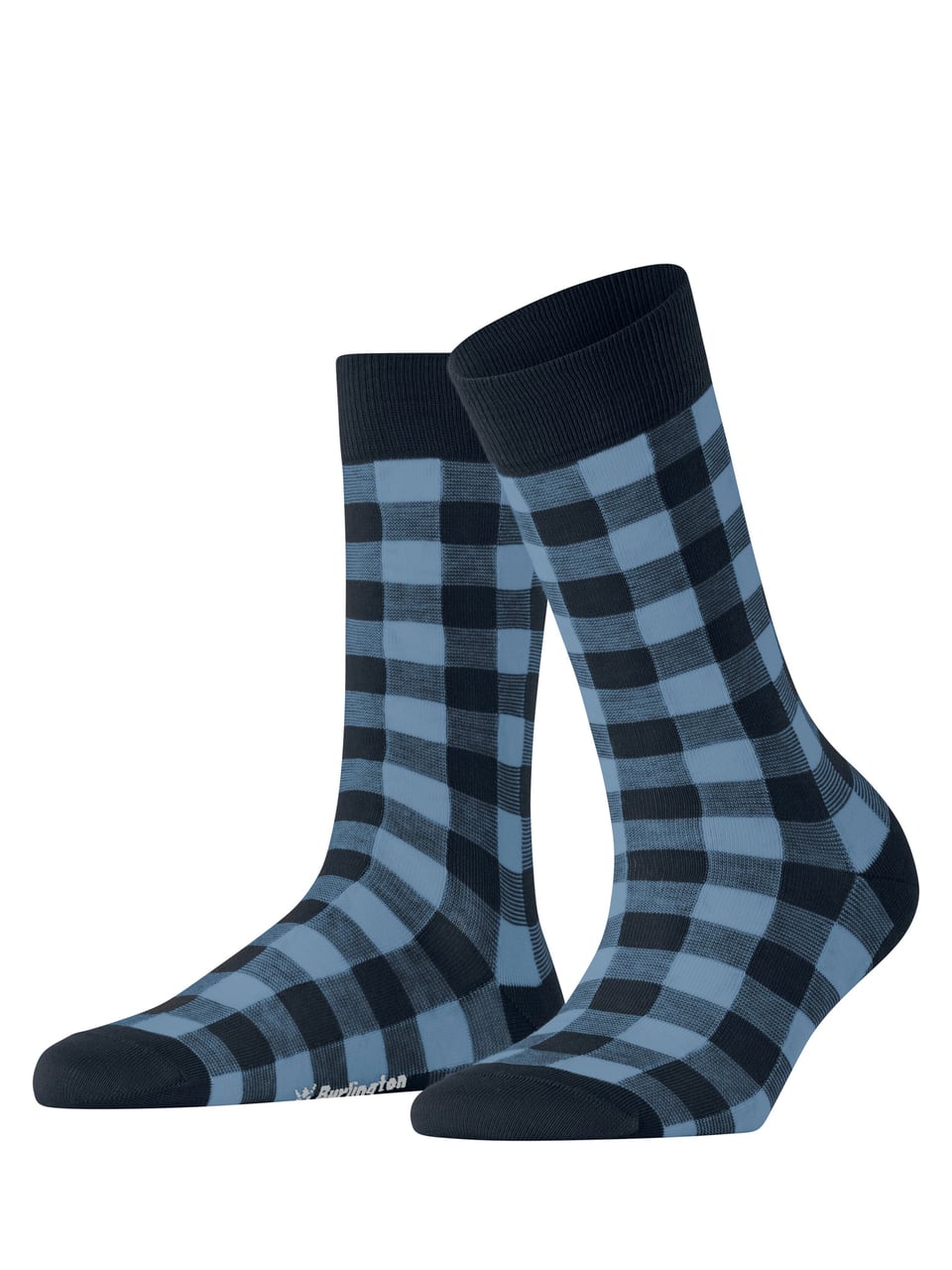 Burlington Vichy SO Damensocken & Kniestrümpfe in Marine – Bild 1