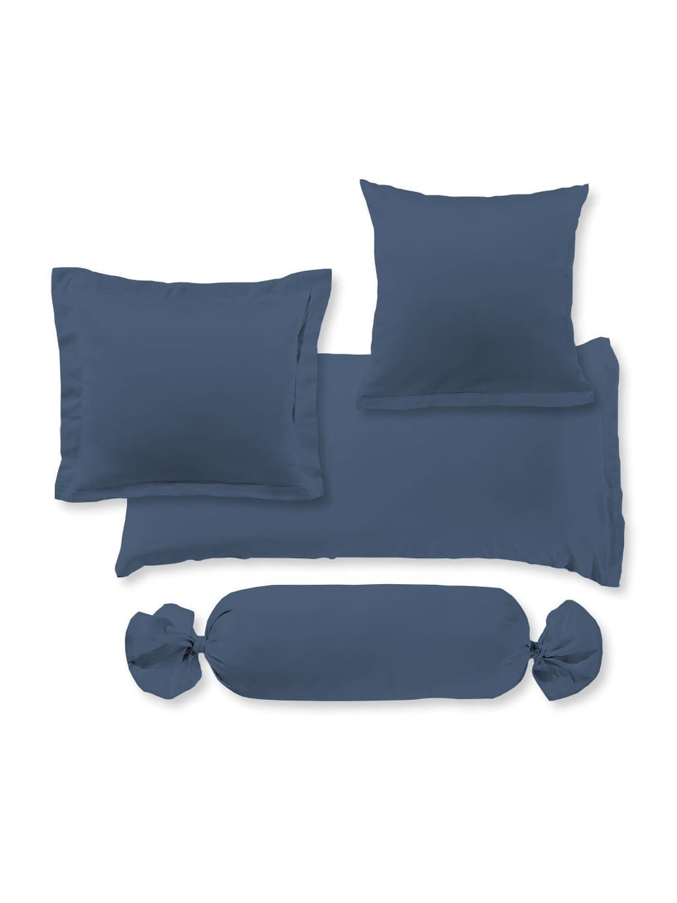 fleuresse Artikel 111031004 Bettwäsche Satin in Denim – Bild 1