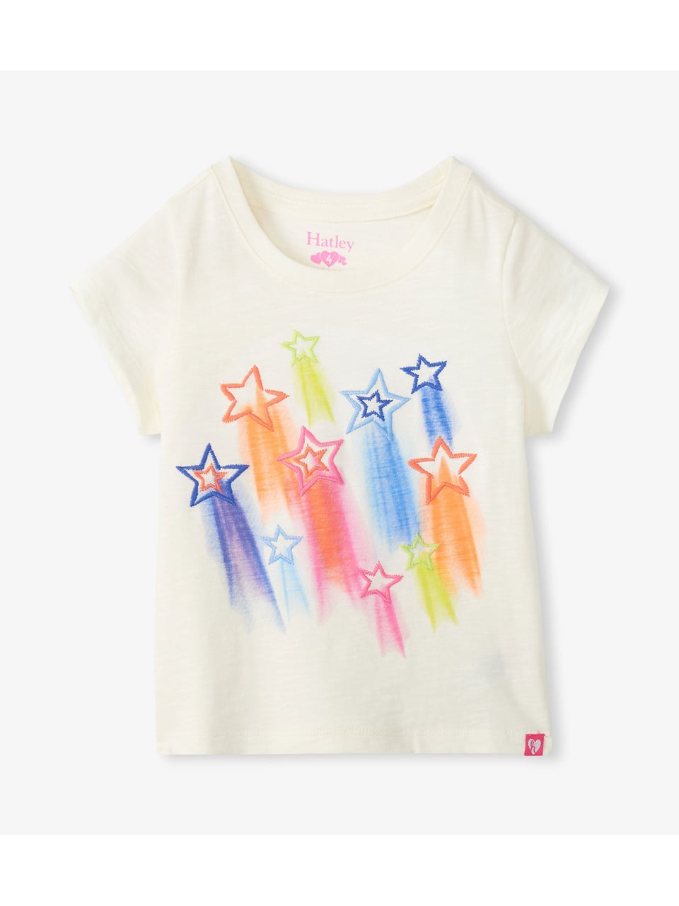 Hatley falling stars graphic tee Oberteile in Cami Lace – Bild 1