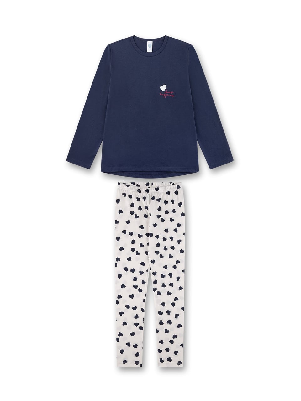 Sanetta Pyjama 1/1,246038 246039 Nachtwäsche in Nordic Blu – Bild 1