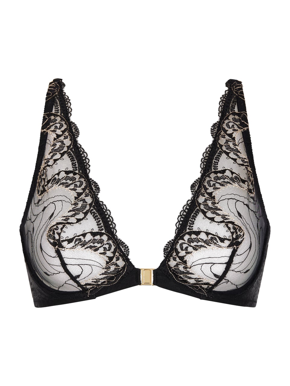 Aubade Splendor Of Senses Ausschnitt Triangel-Bh BH in Hypnotic Black – Bild 1